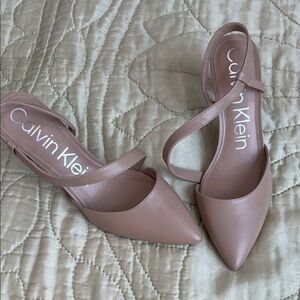 Calvin Klein Women's Nude Pointed-Toe Heels